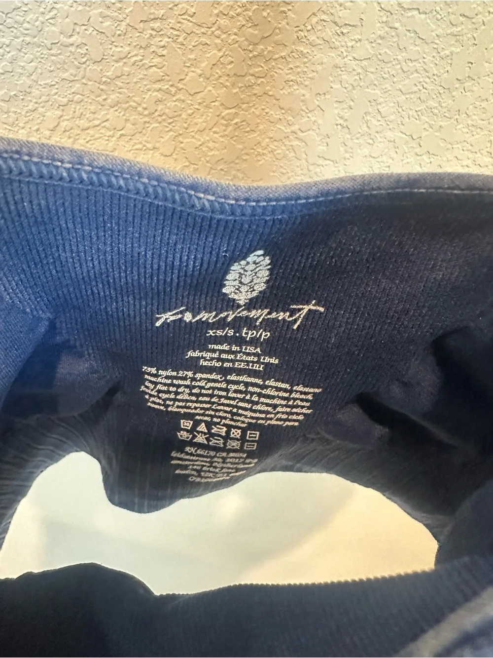 Free People good karma Scoop Bralette - Navy Blue